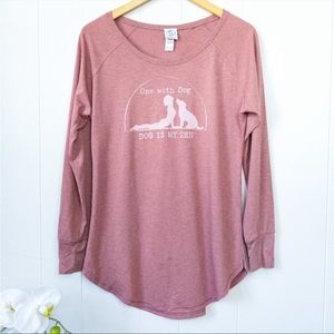 Dog Is Good Scoop Neck Long Sleeve Shirt